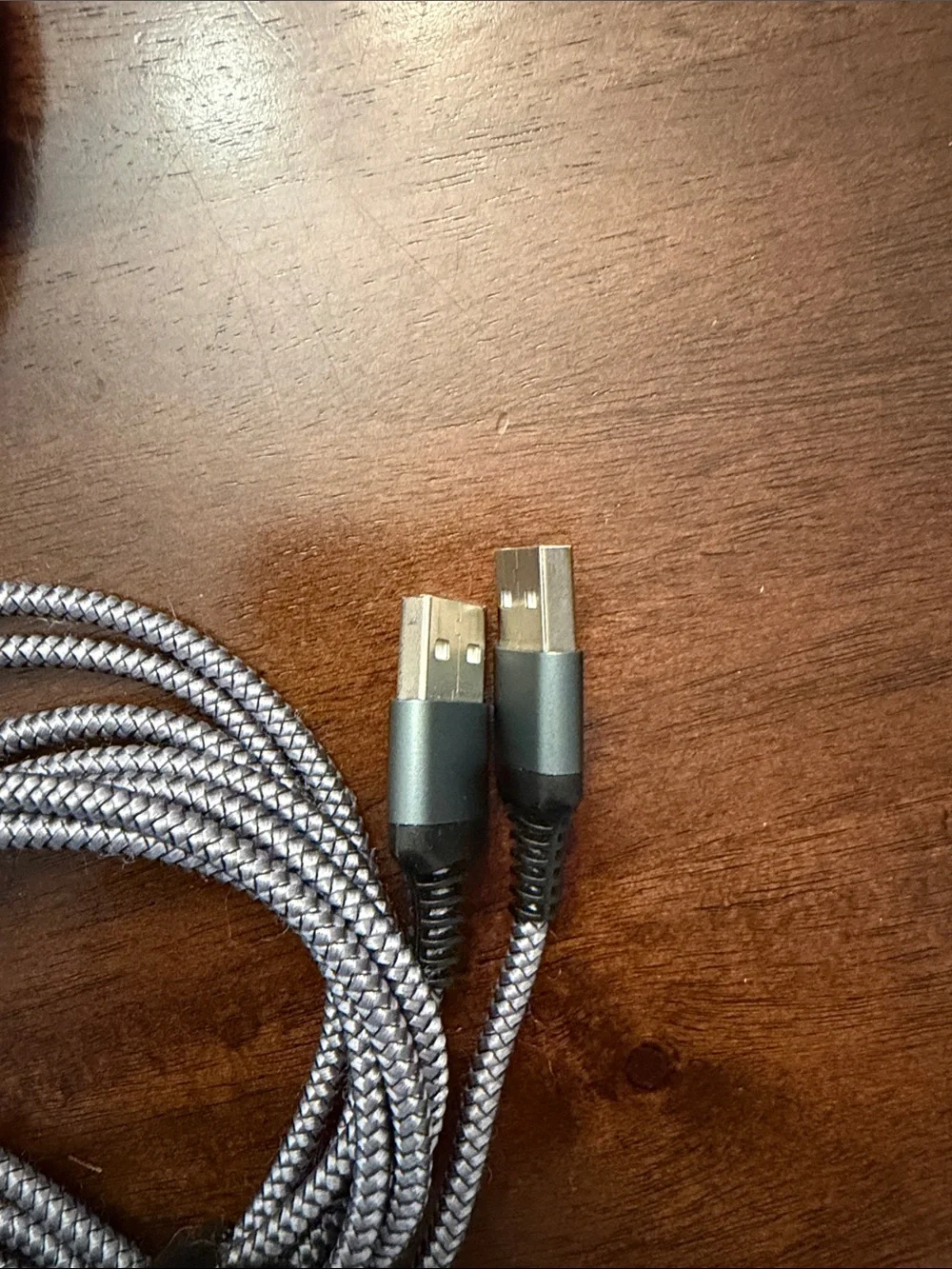 Braided USB-C Charging Cables - Gray for Iphone